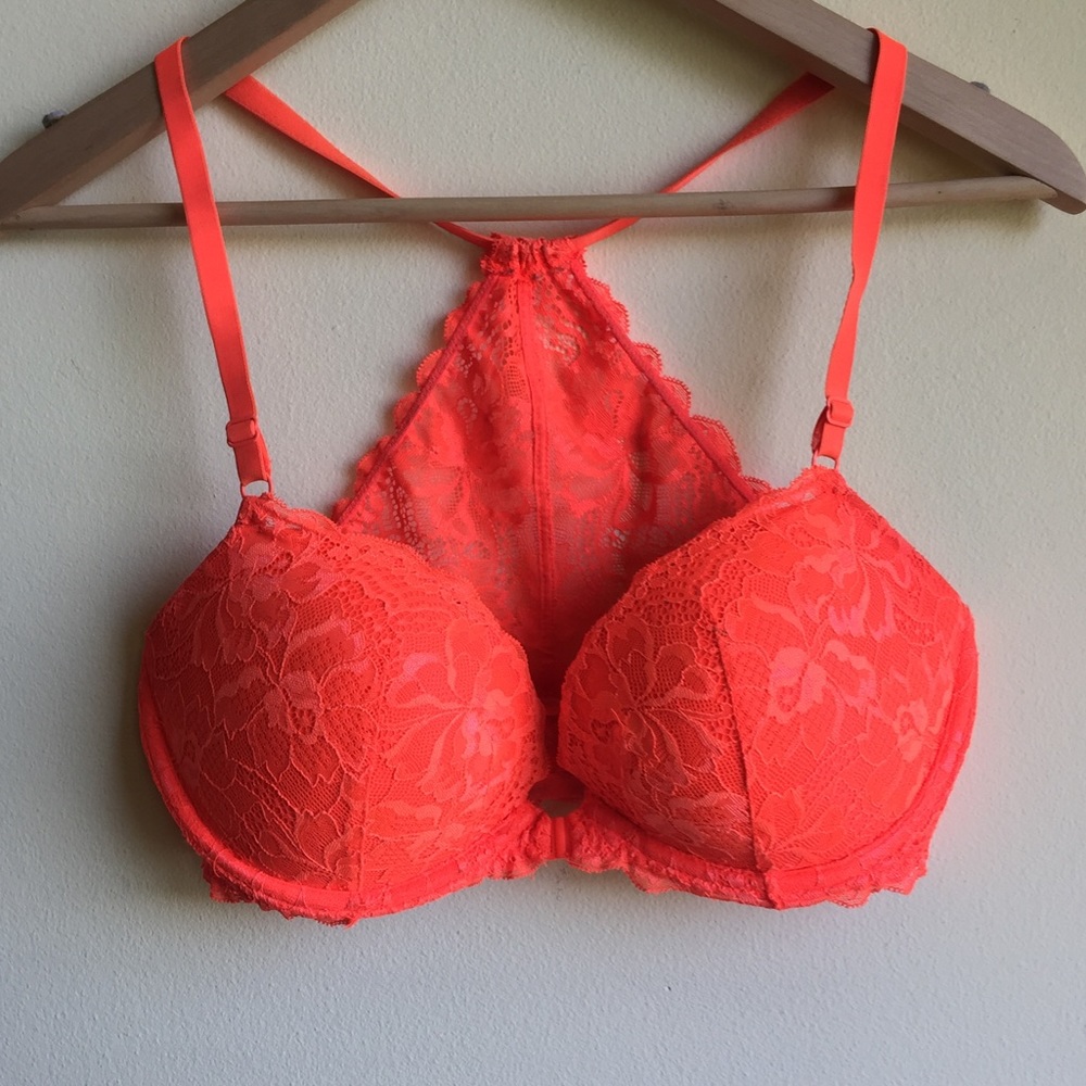 Victoria’s Secret Neon Orange racerback 34DD